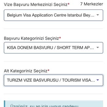 VFS Global Belçika Vize Randevusu