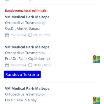 Medical Park Randevu Karmaşası Ve İptal Sorunu