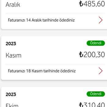 Vodafone Haksız Para Talebi
