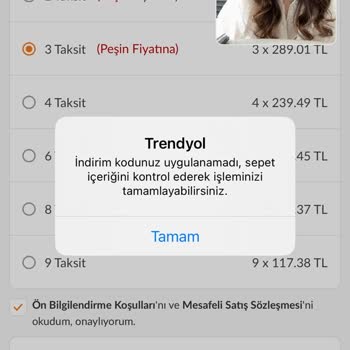 Trendyol Live Kuponları Sorunlu