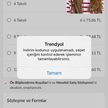 Trendyol Live Kuponları Sorunlu