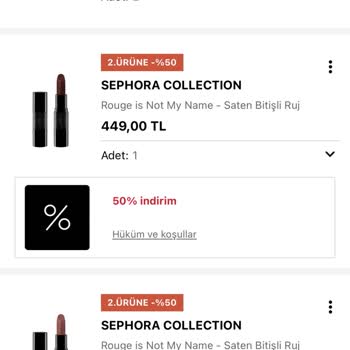 Sephora Şikayet Taleplerine Dönmüyor