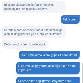 Obilet İle Yaşanan İletişim Ve İşlem Zorluğu
