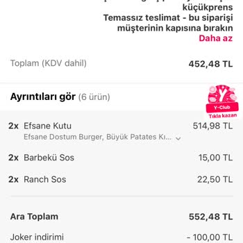 Yemeksepeti Joker İndirimi Yalanı