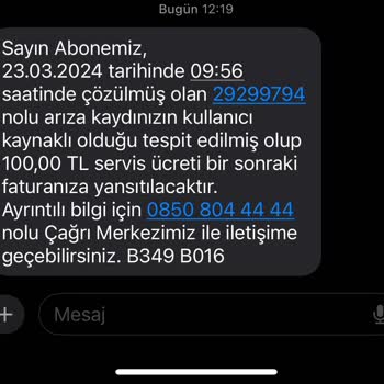 Kablo Net Haksız Servis Ücreti