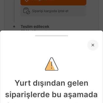 Hepsiburada Yurt Dışı Sipariş İptali