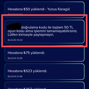 Ozan Elektronik Para Uygulamadan Alınan Kodun Çalışmaması Sorunu