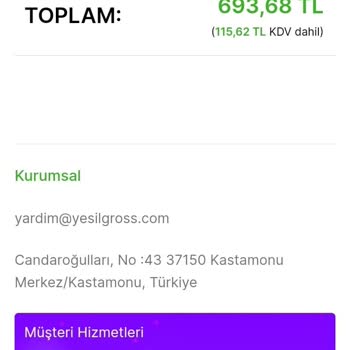 Yeşil Gross Param Gitti Cevap Yok