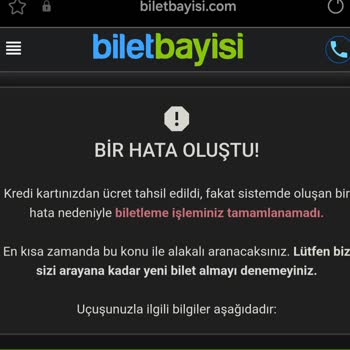 Biletbayisi.com Mağduriyeti Dikkat Dikkat