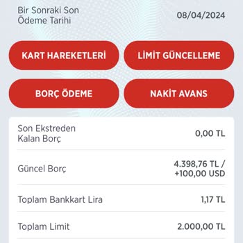 Ziraat Bankası Kredi Kartı Borç Sorunu
