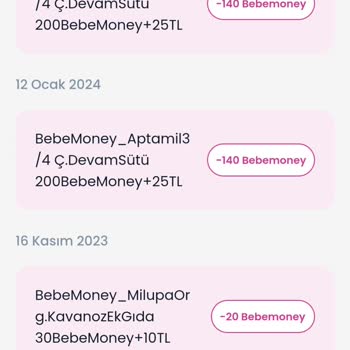 Migros Bebe Money Puanlarımı Çekip Ürünleri Vermedi
