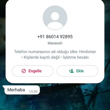 WhatsApp Security Breach - Unauthorized Message from Unknown Number