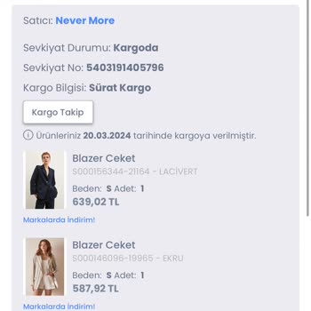 LC Waikiki Yanlış Ürün Geldi