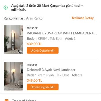 Aras Kargo Teslim Edilmeyen Kargo