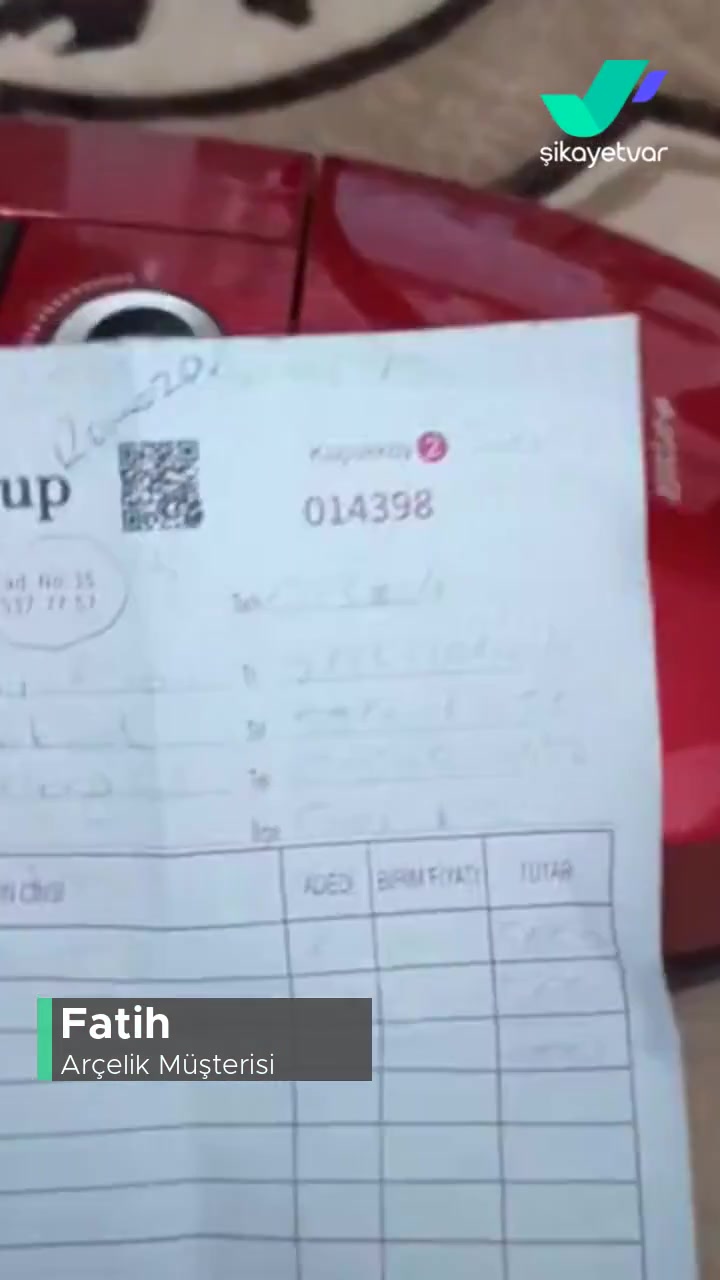 Arçelik Elektrik Süpürgesi İadesi videonun kapak resmi