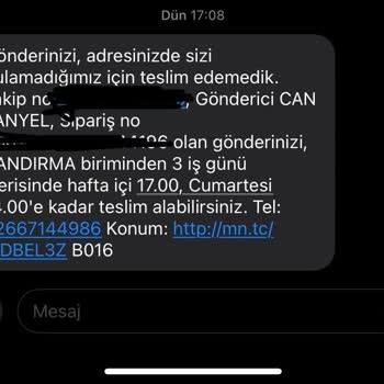 MNG Kargo Kargomu Yanlış Gerekçeyle Teslim Etmedi