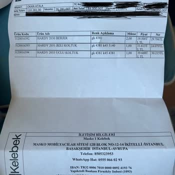 Kelebek Mobilya Koltuk Takımımızı Teslim Etmiyor