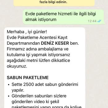 Butik Paketleme Acentesi Sabun