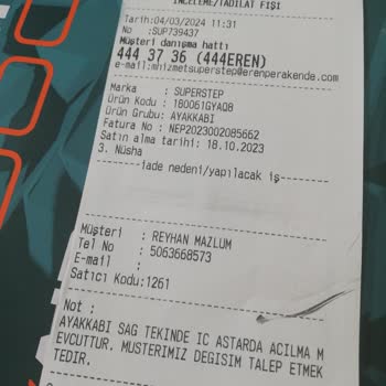 Skechers Ayakkabı Da Kısa Zamanda Astar Açılması