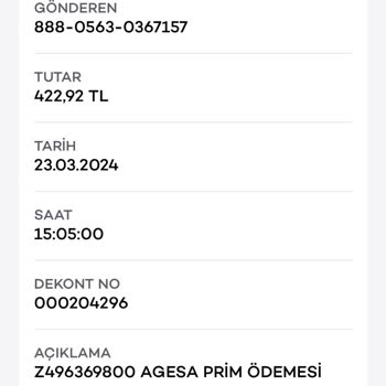 Agesa Kredili Poliçe İlk Pirim Tahsilatı İptali