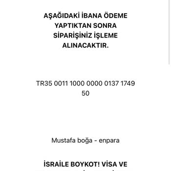 Strawbery Wear Gönderdiğim Ücretin Geri İade Edilmesini İstiyorum.