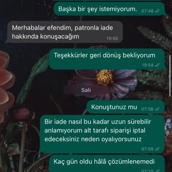 Pamilyum Ürünleri Göndermiyor Ve Oyalıyor. Mesajlara Cevap Vermiyor.