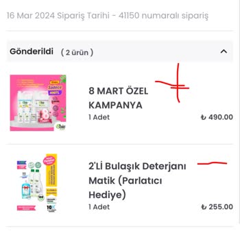 OBir Naturel Eksik Teslimat Ve Temsilci Olarak Kimseye Ulaşılamıyor