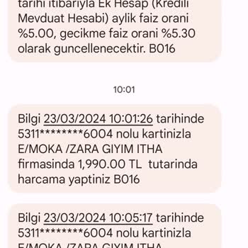 E/moka Zara Para Çekti