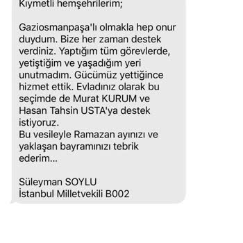 Gaziosmanpaşa Belediyesi Gaziosmanpaşa Sürekli SMS Atıyorsunuz Yeter