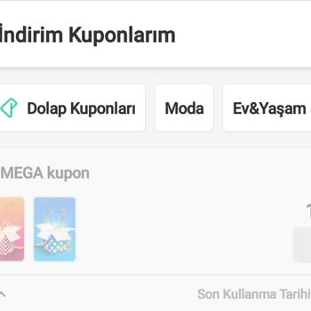 Trendyol Bana Özel Kuponumu Aldı