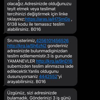 Aras Kargo Sorumsuz Ve İş Bilmeyen Kargo Şirketi
