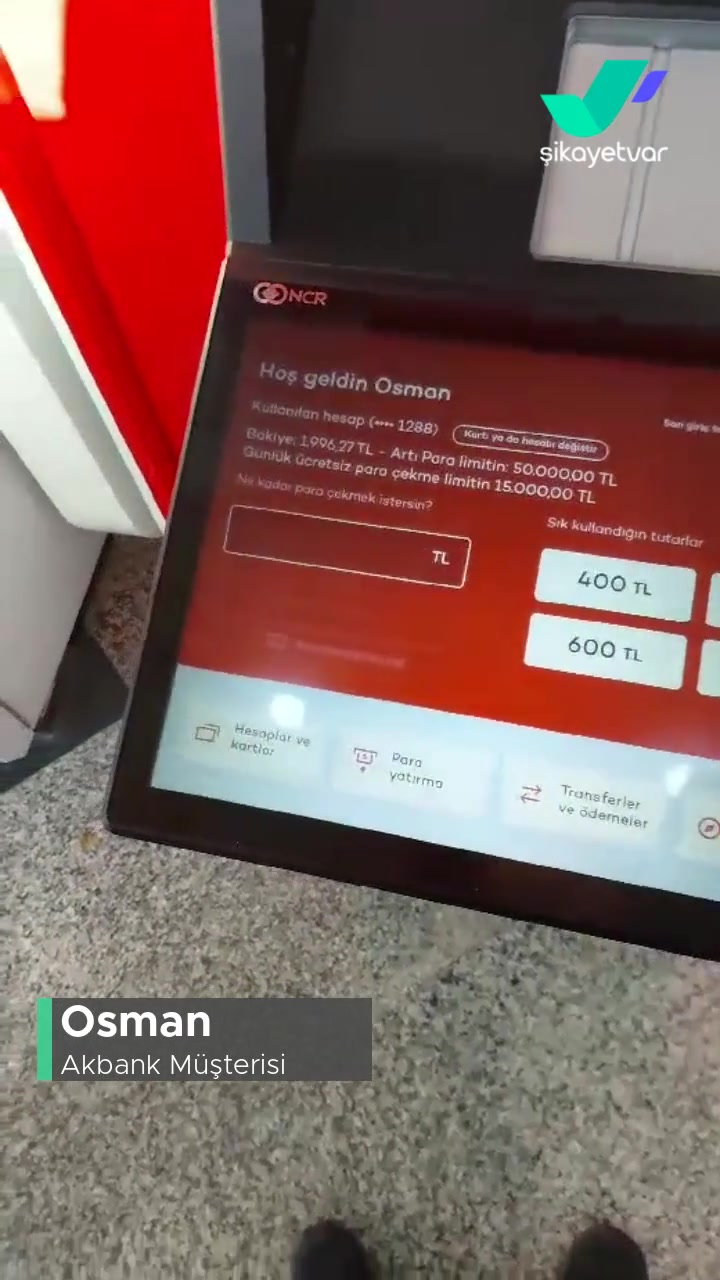 Akbank Para Çekememek! videonun kapak resmi