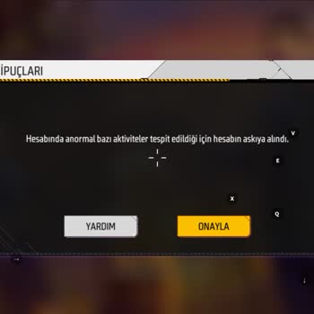 Garena Free Fire Hesabım Boş Yere Askıya Alındı