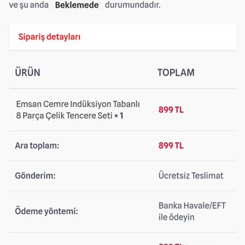 Dost Elektronik Siparişine Dönüş Sağlamaması