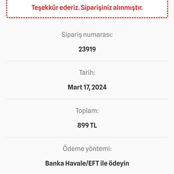 Dost Elektronik Siparişine Dönüş Sağlamaması