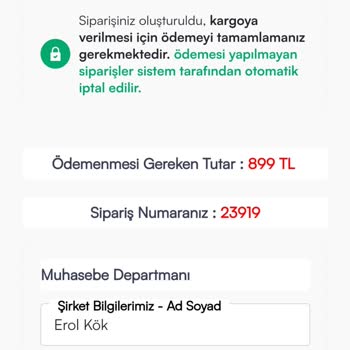 Dost Elektronik Siparişine Dönüş Sağlamaması