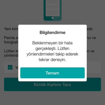 Garanti BBVA Online Hesap Açma Problemi (Beklenmeyen Bir Hata)