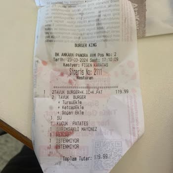 Burger King Ekmekte Ne Olduğu Belirsiz Madde