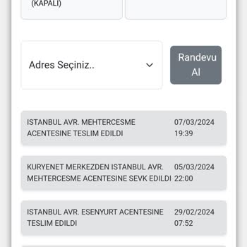 Kuryenet Kredi Kartımı Teslim Etmiyor