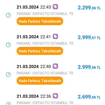 DeFacto Kart Bilgilerim Çalındı Ve İzinsiz Alışveriş Yapıldı!