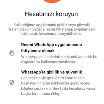 GB WhatsApp Kullanımına İzin Verilsin.