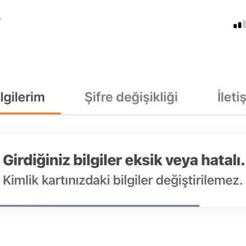 Hepsiburada.com Üyelik Bilgilerini Güncelleme