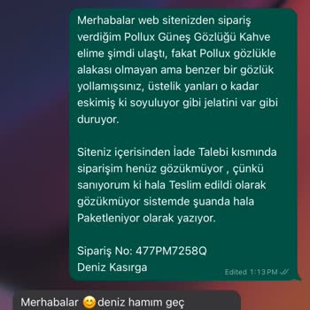 Falan Eyewear Stoklarında Olmayan Ürünleri Satmaya Çalışıyorlar