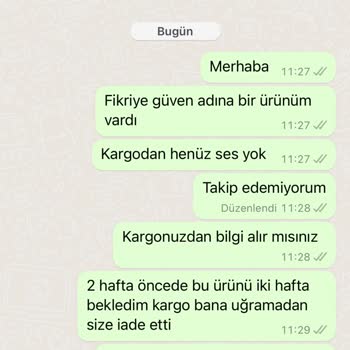 Franco Butik Ürünüm Nerede? 3 Haftadır Bekleyişim
