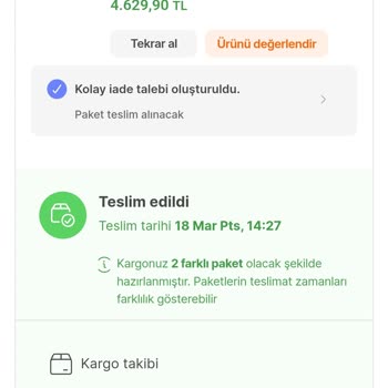Hepsijet XL İademi Teslim Almıyor!