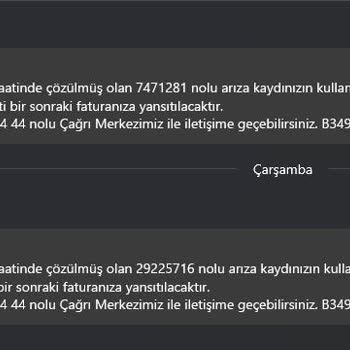 Kablo TV TÜRKSAT Kullanıcı Kaynaklı Arıza İşlem Ücreti