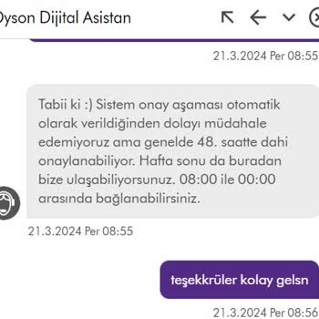 Dyson Sipariş Sırasında Parayı Çekiyor Ama Siparişini Onaylamıyor.