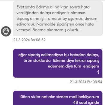 Dyson Sipariş Sırasında Parayı Çekiyor Ama Siparişini Onaylamıyor.