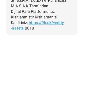 Binance TR Dijital Hesap Kısıtlama Uyarısı Ve Sorumluluk Reddi
