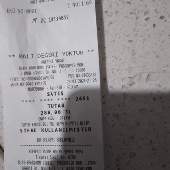 Köfteci Yusuf Full Yağlı Kıyma
